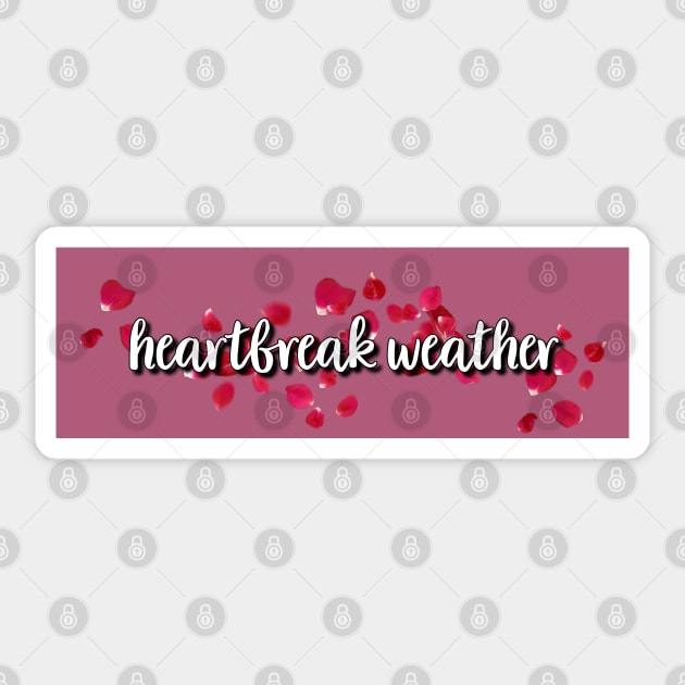 Heartbreak Weather Sticker by Narrie